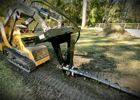 digga skid steer attachments|boring attachment for skid steer.